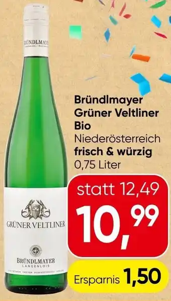 Spar Bründlmayer Grüner Veltliner Bio Angebot