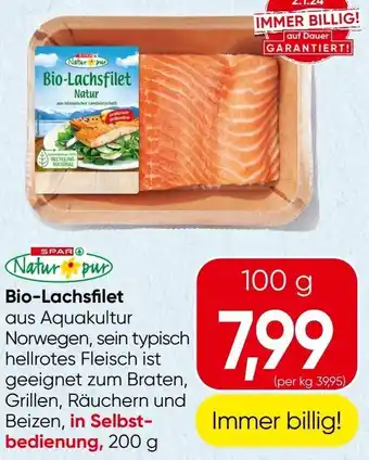 Spar Bio-Lachsfilet Angebot