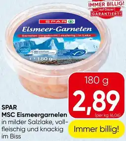 Spar SPAR MSC Eismeergarnelen Angebot