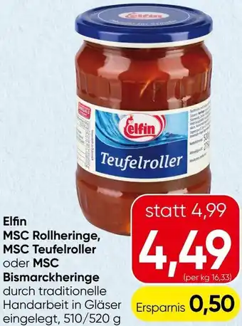 Spar Elfin MSC Rollheringe, MSC Teufelroller oder MSC Bismarckheringe Angebot