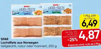 Spar SPAR Lachsfilets aus Norwegen Angebot