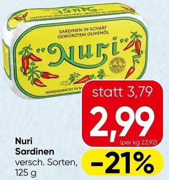 Spar Nuri Sardinen Angebot