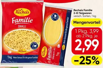 Spar Familie 2-Ei Teigwaren Angebot