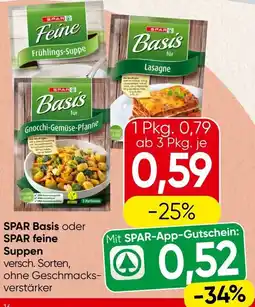 Spar Basis oder feine Suppen Angebot