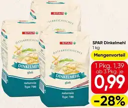 Spar Dinkelmehl Angebot