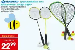 Interspar Speedbadminton oder Badminton-Set Magic Night Angebot