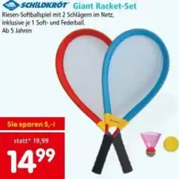 Interspar Giant Racket-Set Angebot