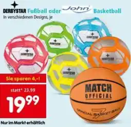 Interspar Fußball oder Basketball Angebot