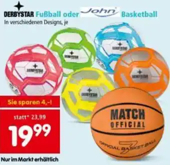 Interspar Fußball oder Basketball Angebot