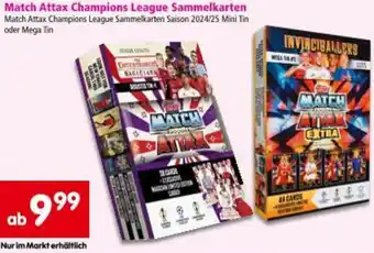 Interspar Match Attax Champions League Sammelkarten Angebot