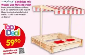 Interspar Sandkiste mit Wasser und Matschbereich Angebot