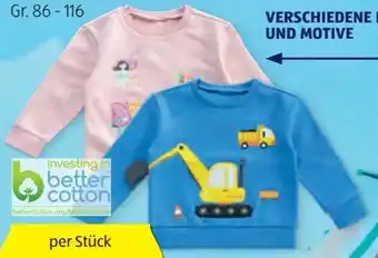 Hofer Lily & Dan Kleinkinder-3D-Sweatshirt Angebot