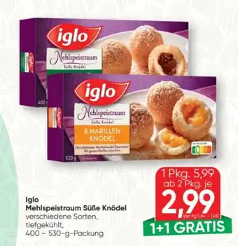 SPAR Gourmet Iglo Mehlspeistraum Marillenknödel Angebot