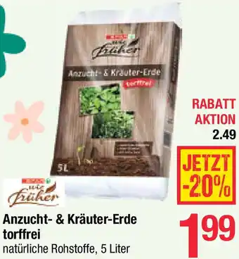 Maximarkt Anzucht- & Kräuter-Erde torffrei Angebot