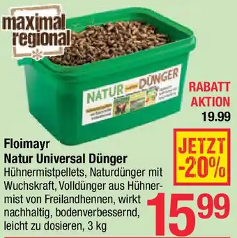 Maximarkt Natur Universal Dünger Angebot