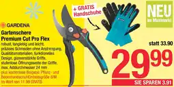 Maximarkt Gartenschere Premium Cut Pro Flex Angebot