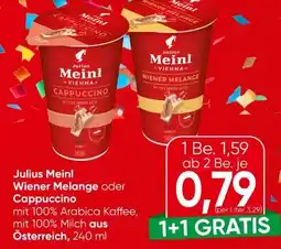 Spar Julius Meinl Cappuccino Angebot