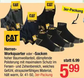 Maximarkt Herren- Workquarter oder -Socken Angebot