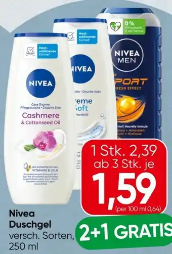 Spar Nivea Duschgel Angebot