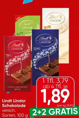 Eurospar Lindt Lindor Tafel Angebot