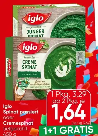 Eurospar Iglo Spinat Passiert Angebot