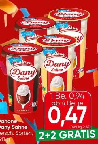 Eurospar Danone Dany Sahne Angebot