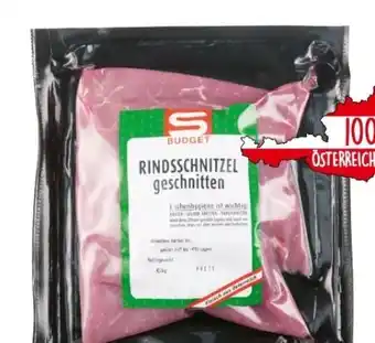 Eurospar S Budget Rindsschnitzel Angebot