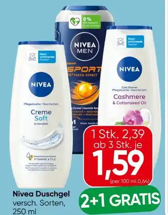 Eurospar Nivea Duschgel Angebot