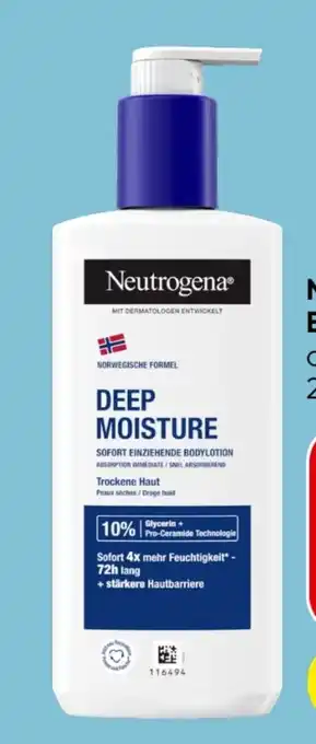 Eurospar Neutrogena Bodylotion Angebot