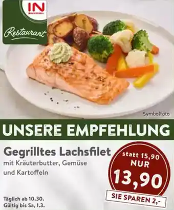 Interspar Gegrilltes Lachsfilet Angebot