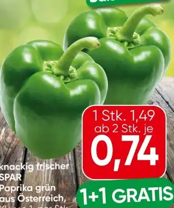 Eurospar Spar Paprika Angebot