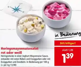 Interspar Heringsmayonnaisesalat rot oder weiß Angebot