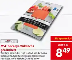 Interspar MSC Sockeye Wildlachs geräuchert Angebot