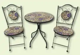 Interspar Simpex Basic Mosaik Bistro-Set Angebot