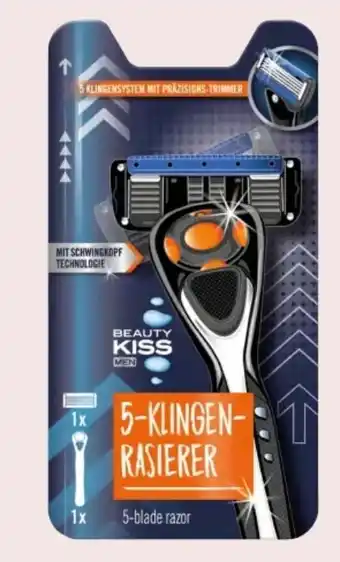 Interspar Beauty Kiss Men 5-Klingen-Rasierer Angebot