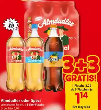 Interspar Almdudler oder Spezi Angebot