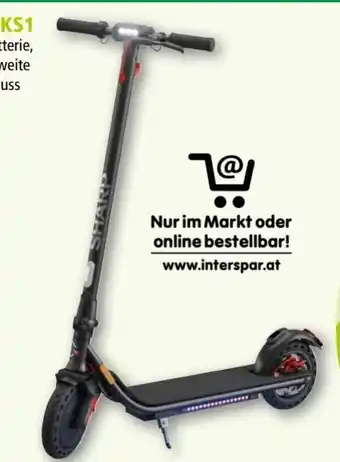 Interspar Sharp E-Scooter KS1 Angebot