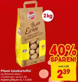 Interspar Pfanni Salatkartoffel Angebot