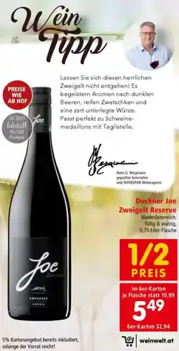 Interspar Zweigelt Reserve Angebot