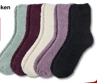 Woolworth Damen Flauschsocken Angebot