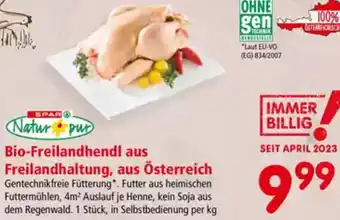 Interspar Bio-Freilandhendl Angebot