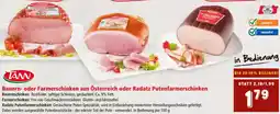 Interspar Bauern- oder Farmerschinken oder Radatz Putenfarmerschinken Angebot