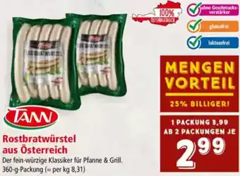 Interspar Rostbratwurstel Angebot