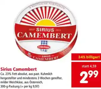 Interspar Sirius Camembert Angebot