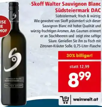 Interspar -Skoff Walter Sauvignon Blanc Südsteiermark DAC Angebot