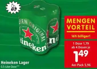 Interspar Heineken Lager Angebot