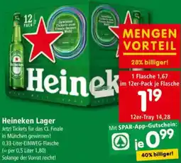 Interspar Heineken Lager Angebot