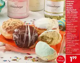 Interspar Gourmet Krapfen Vanille, Nougat, Bienenstich oder Pistazie Angebot