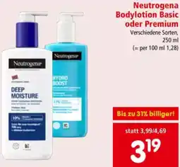 Interspar Bodylotion Basic oder Premium Angebot