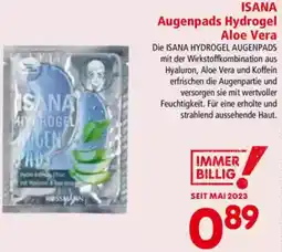 Interspar Augenpads Hydrogel Aloe Vera Angebot